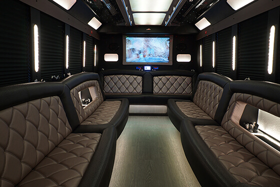 inside party buses