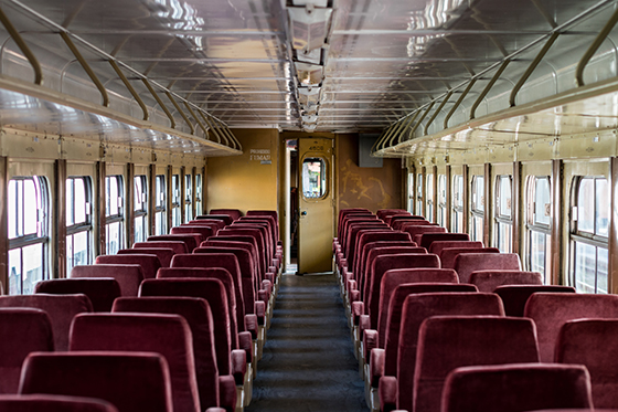 50 passenger charter bus interior